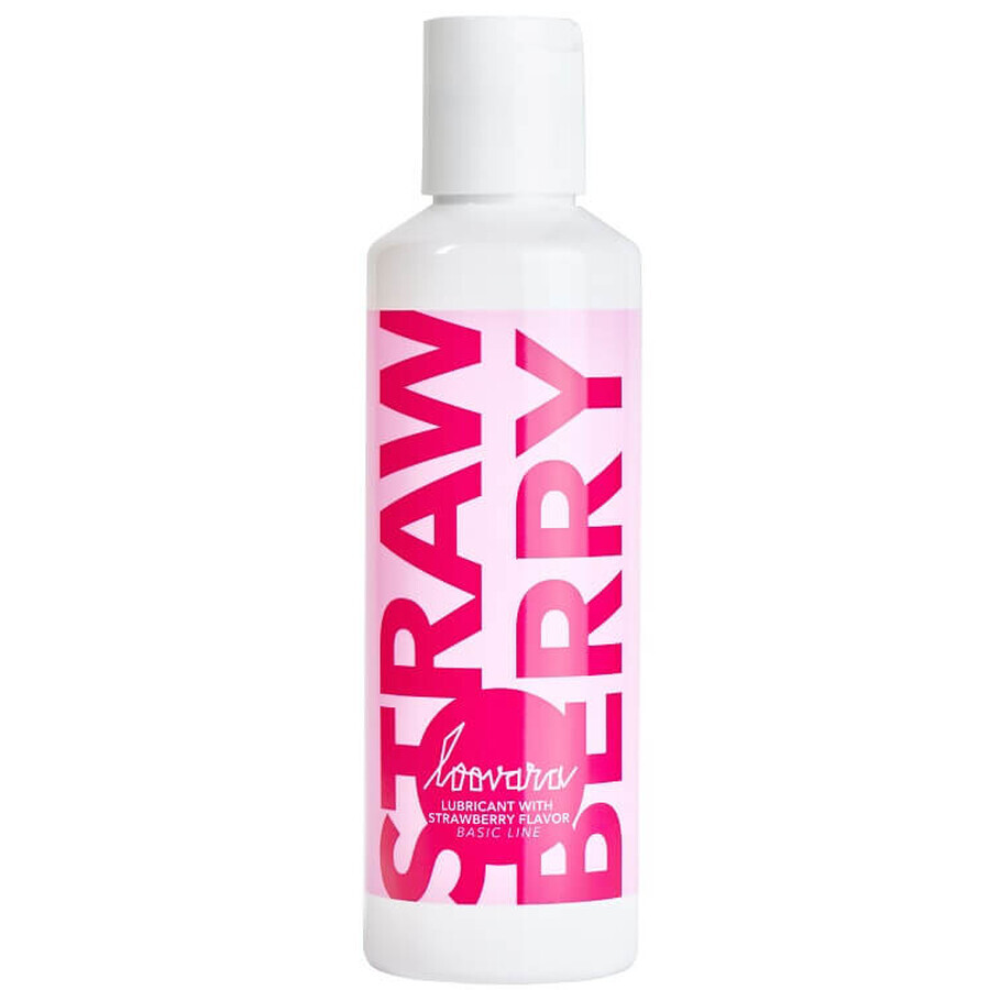 Loovara Lubrifiant aromatisé à la fraise, 100ml