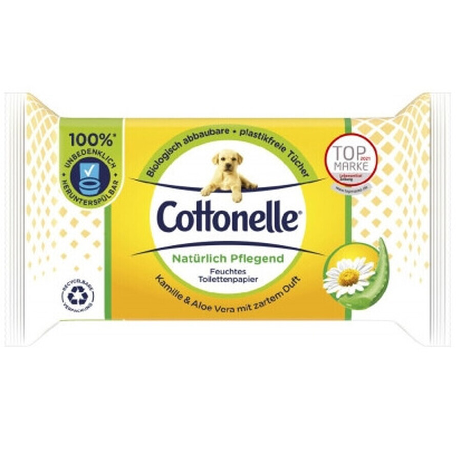 Cottonelle, Natürlich Pflegend, vochtige doekjes, 42 stuks