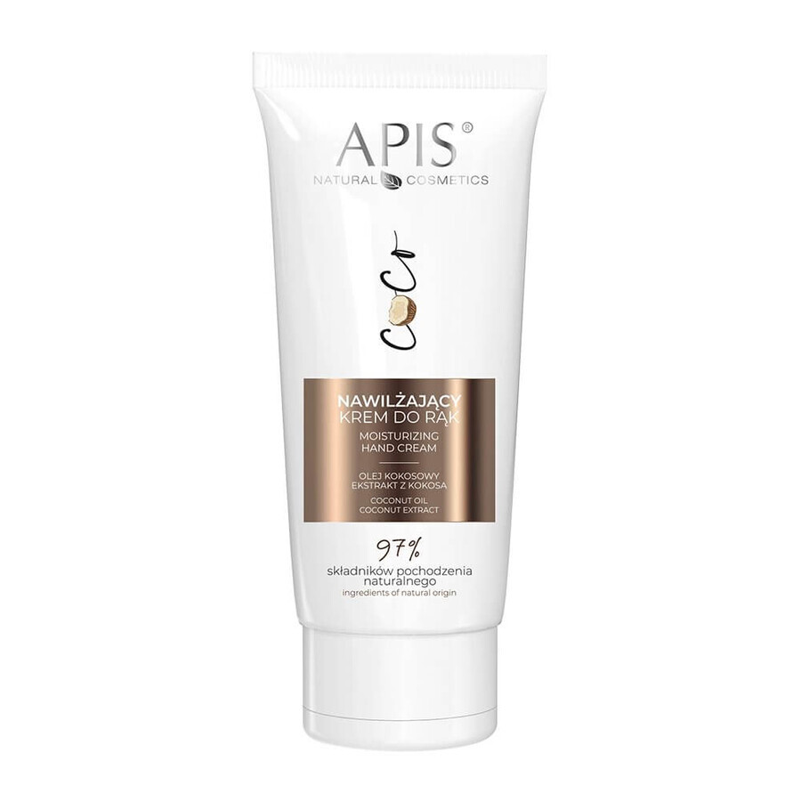 Apis Crème hydratante pour les mains à l'huile de coco et à l'extrait de coco, 50ml