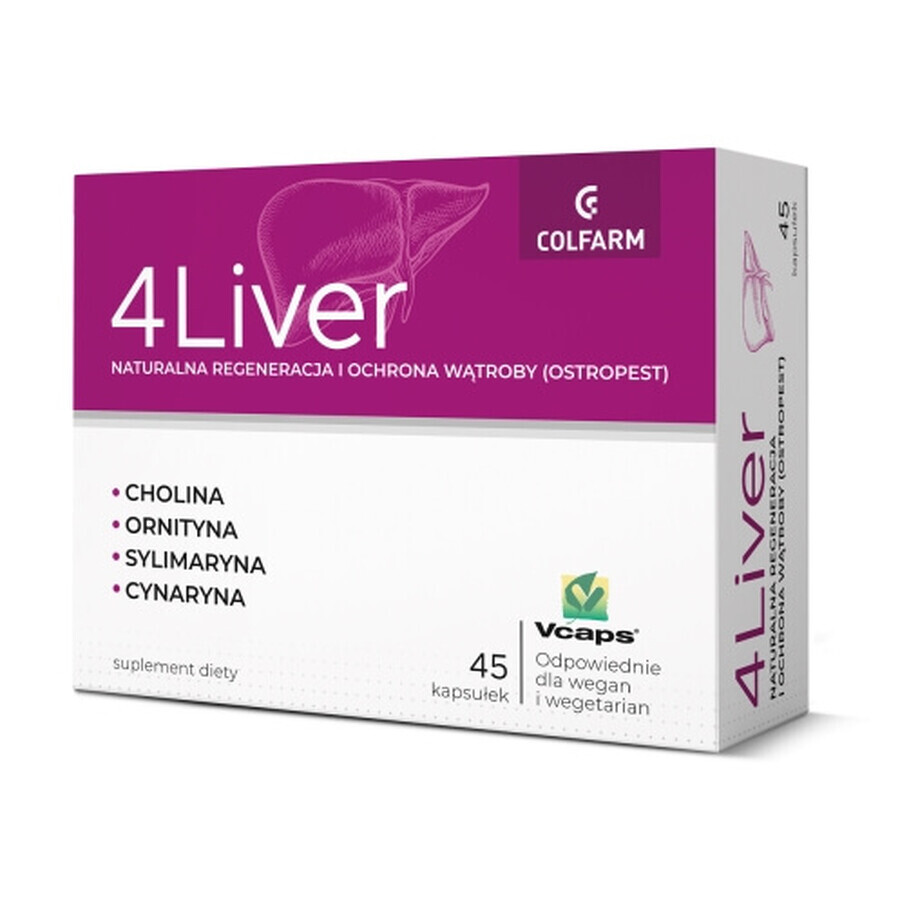 4 Lever, 45 capsules