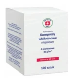 ABC first aid kit, non-woven non-woven compresses, 4 layers 30g 10cm x 10cm, 100 pcs - Long lasting!