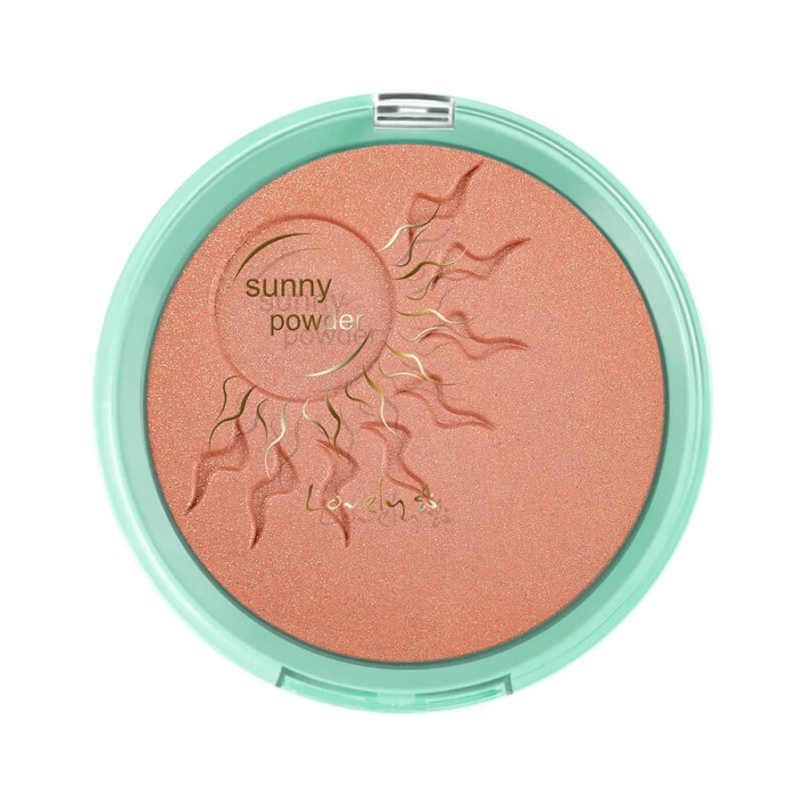 Lovely Sunny Zonnepoeder voor gezicht en lichaam met gouddeeltjes, 16g