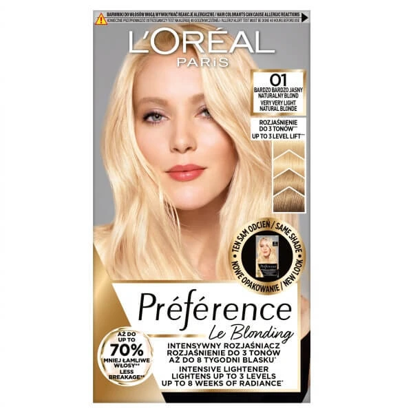 L'Oreal Paris Preference Le Blonding Wax Colour 01 Zeer licht natuurlijk blond