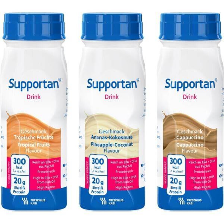 Tropische vruchtendrank - Supportan, 4x200 ml, Fresenius Kabi Duitsland