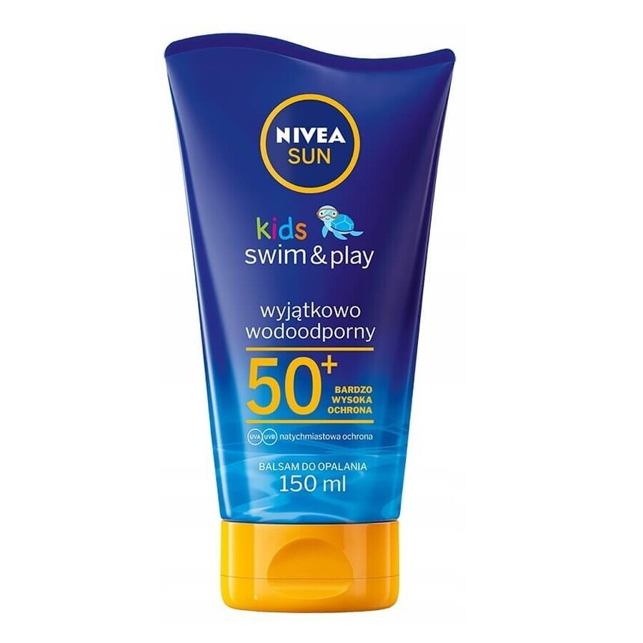 Nivea Sun Kids Swim amp; Play Sapbeschermingslotion voor kinderen SPF50+, 150ml