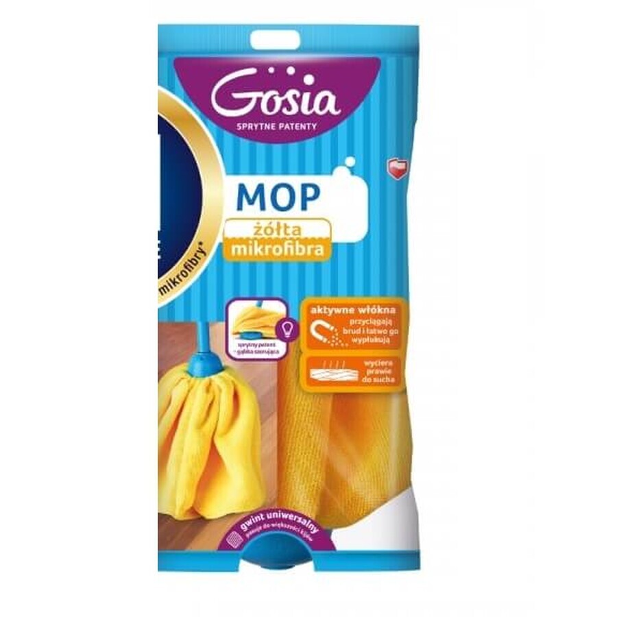 Gosia, Mop, gele microvezel, 1 st.