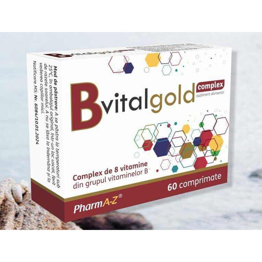 B Vitaalgoudcomplex x 60cpr Pharm A-Z