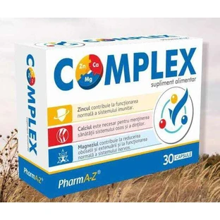 Complejo Ca+Mg+Zn x 30cps Pharm A-Z