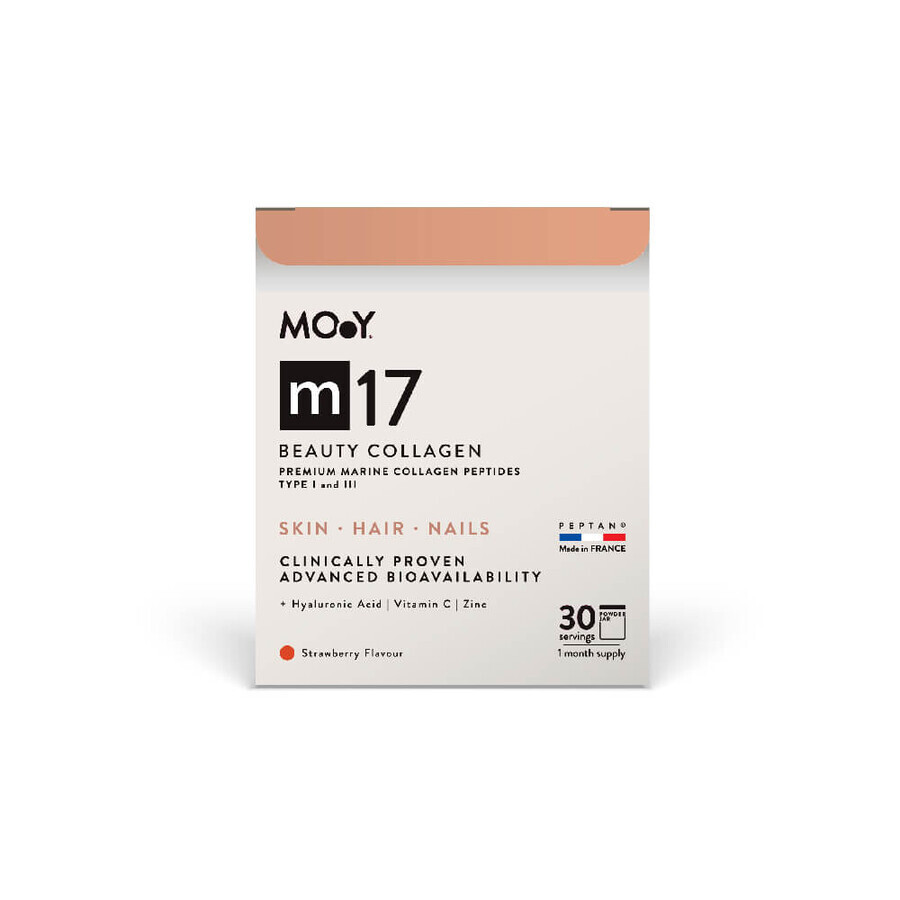 Colágeno marino belleza, sabor fresa m17, 210 g, Molecules Of Youth