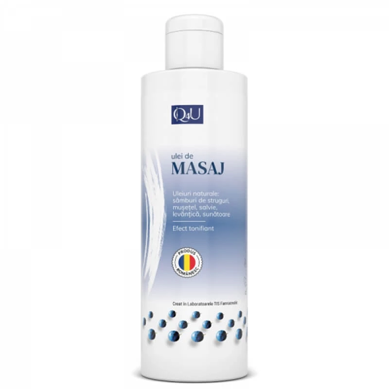 Massageolie Q4U, 250 ml, Tis Farmaceutic