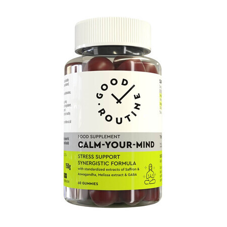 Integratore per stress e stanchezza Calm-Your-Mind, 60 capsule, Secom