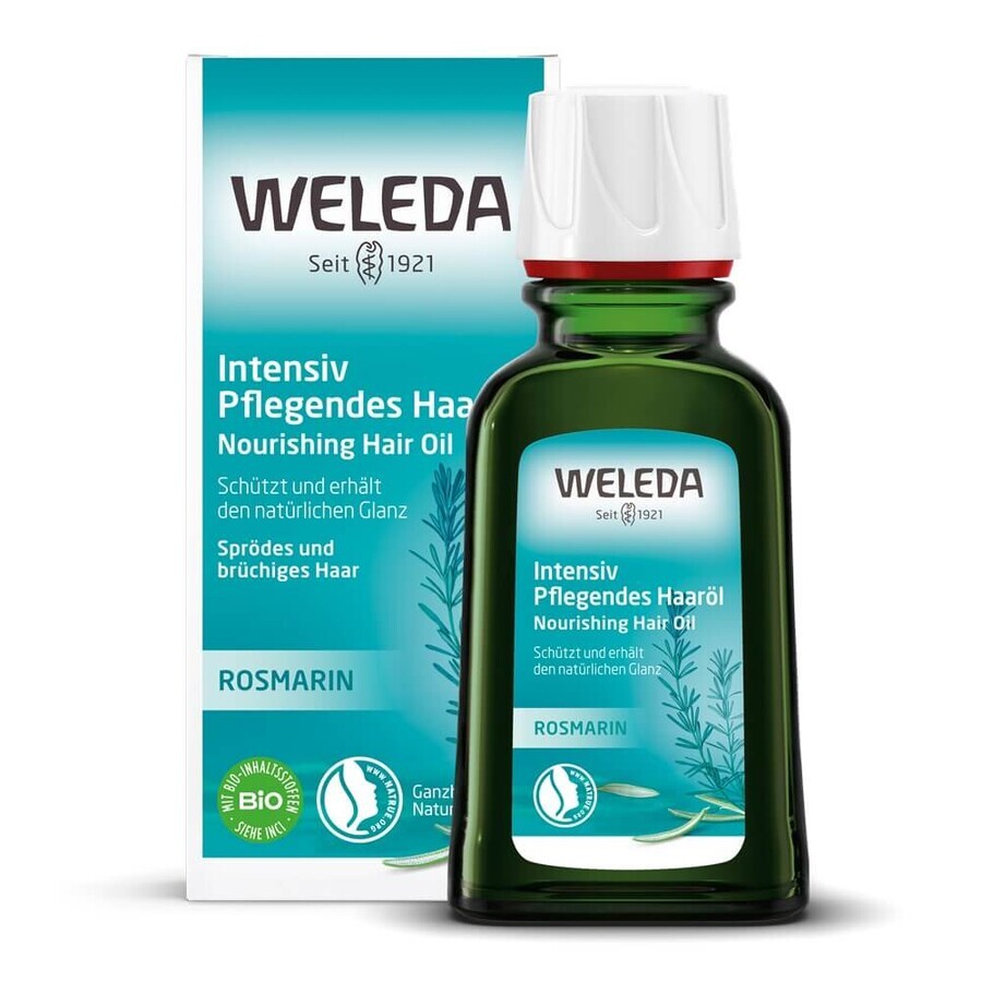 Haarolie met rozemarijn, 50 ml, Weleda