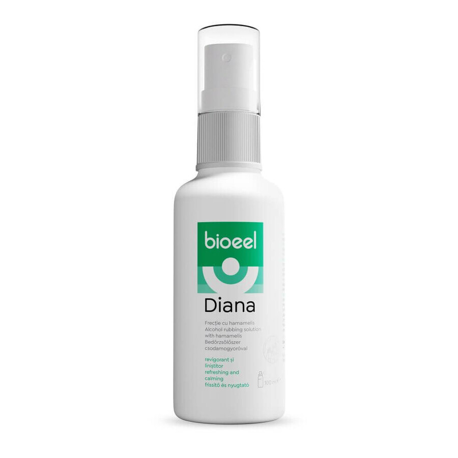 Diana wit hamamelis frotar, 100 ml, Bioeel