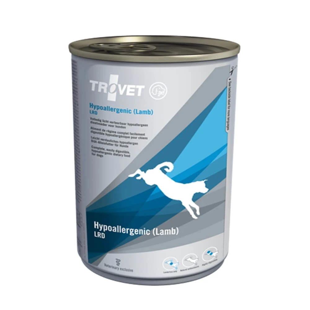 Natvoer met lam voor honden Hypoallergeen Tro.Dog, 400 g, Trovet