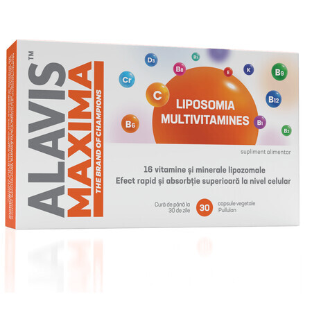 Liposomia multivitaminica, 30 capsule vegetali, Alavis Maxima