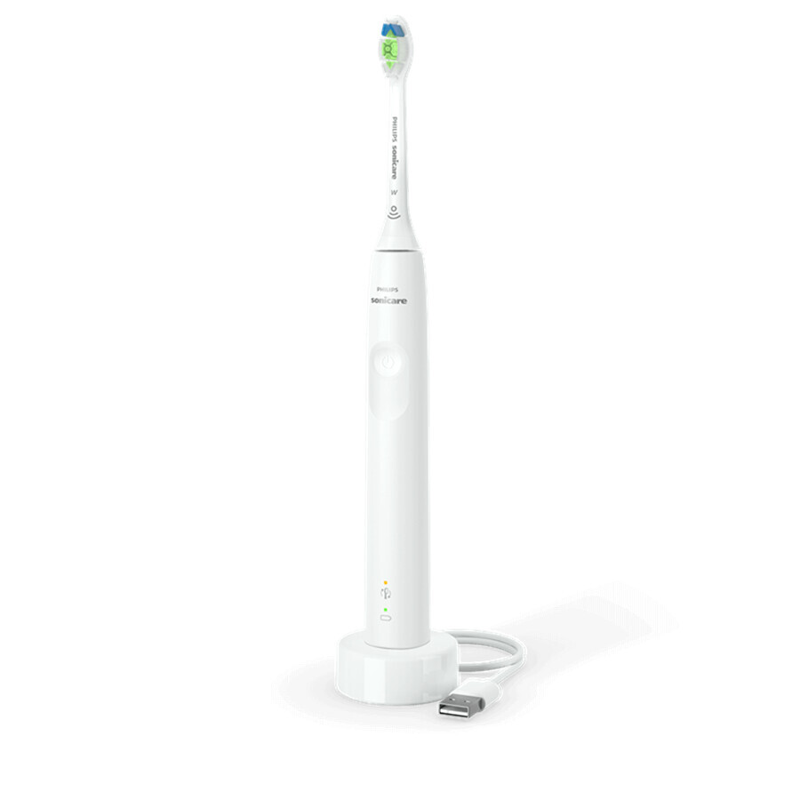 Elektrische tandenborstel 4100 White+Tandenborstel, 1 stuk, Philips Sonicare