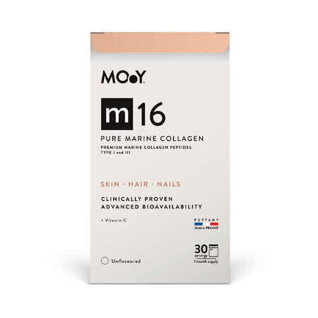 Colagen marin pur cu vitamina C m16, 303 g, Molecules of Youth