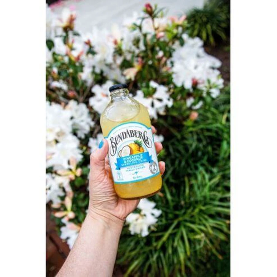 Boisson gazeuse à l'ananas et à la noix de coco, 375 ml, Bundaberg