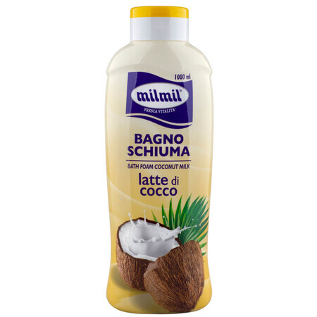 Kokosmelk badschuim, 1000 ml, Milmil