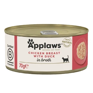 Katzennassfutter mit Hühnerbrust und Ente, 70 g, Applaws