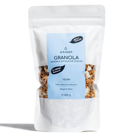 Granola met amandelen en kokosvlokken, 450 g, Unison