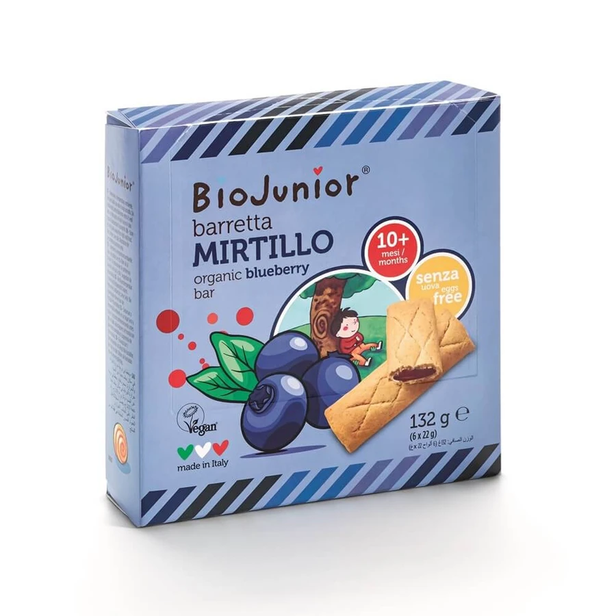 Biscuits végétaliens bio à la crème de myrtille 10 mois et +, 132 g, Germinal