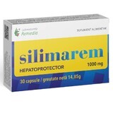 Silimarem, 1000mg, 30 Kapseln, Remedia