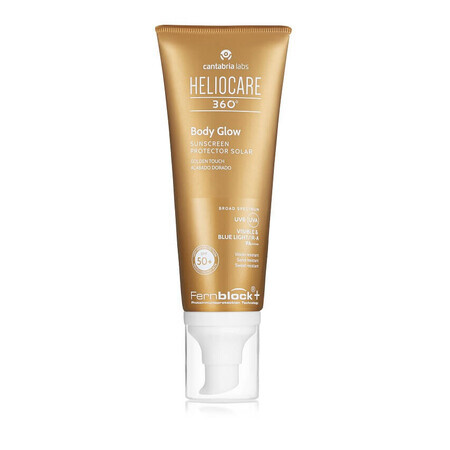 Heliocare 360° Body Glow Zonnebeschermingsolie Gel SPF50+, 100 ml, Cantabria Labs