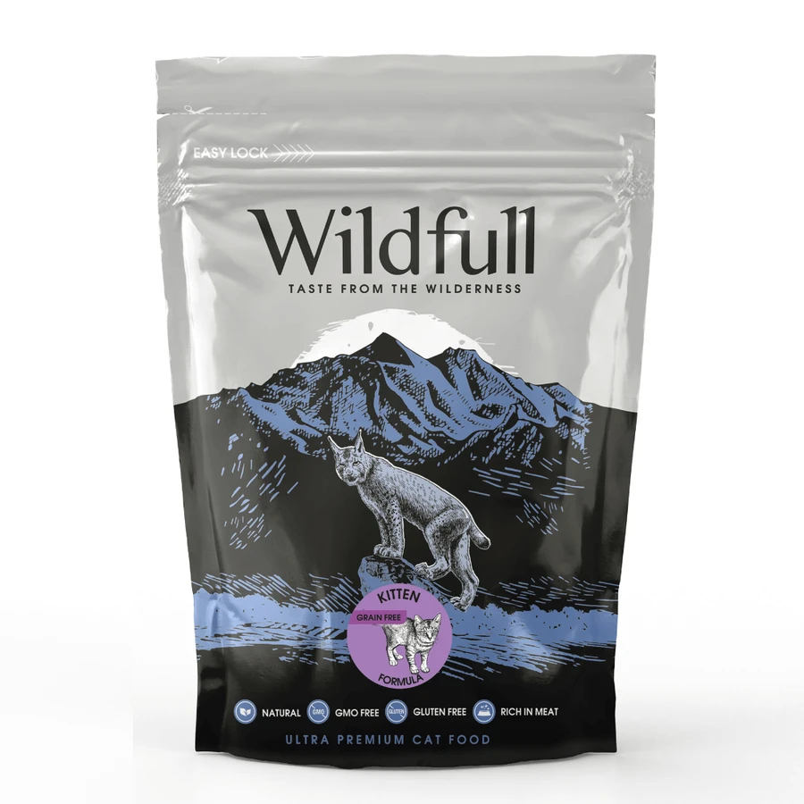 Kitten Formula pienso seco para gatas gestantes o gatitas, 400 g, Wildfull