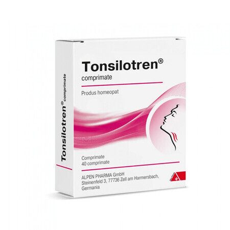 Tonsilotren, 40 tabletten, Alpen Pharma