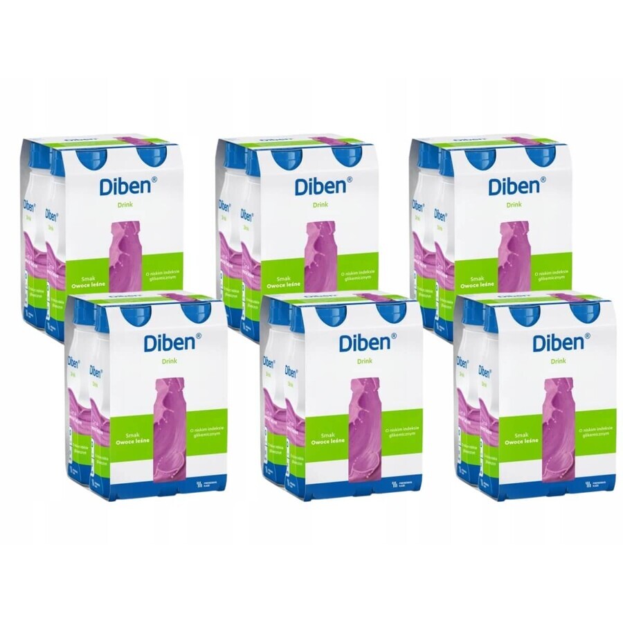 Special drink with berry flavour, Diben, 4x200 ml, Fresenius Kabi Germany