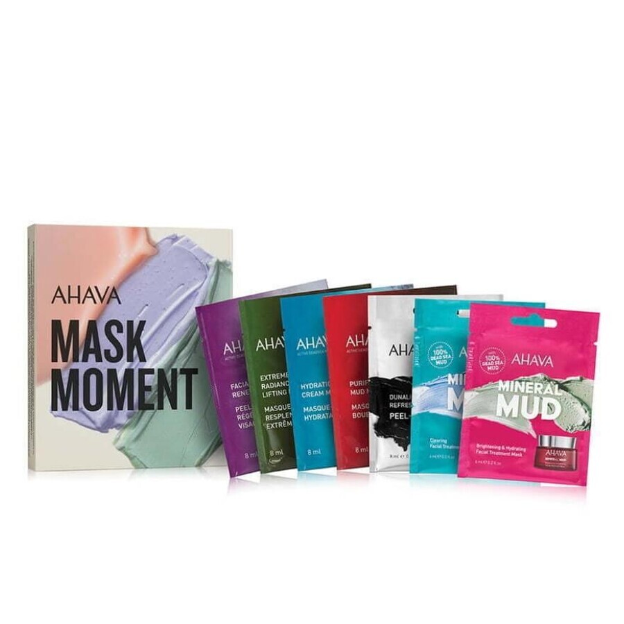 Ahava Kit 7 Maskers, Kit 7 Maskers voor Gezicht