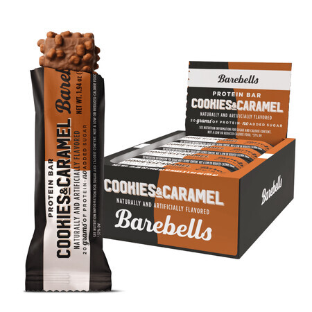 Barebells Bars Eiwitrepen met koekjes- en karamelsmaak, 55g