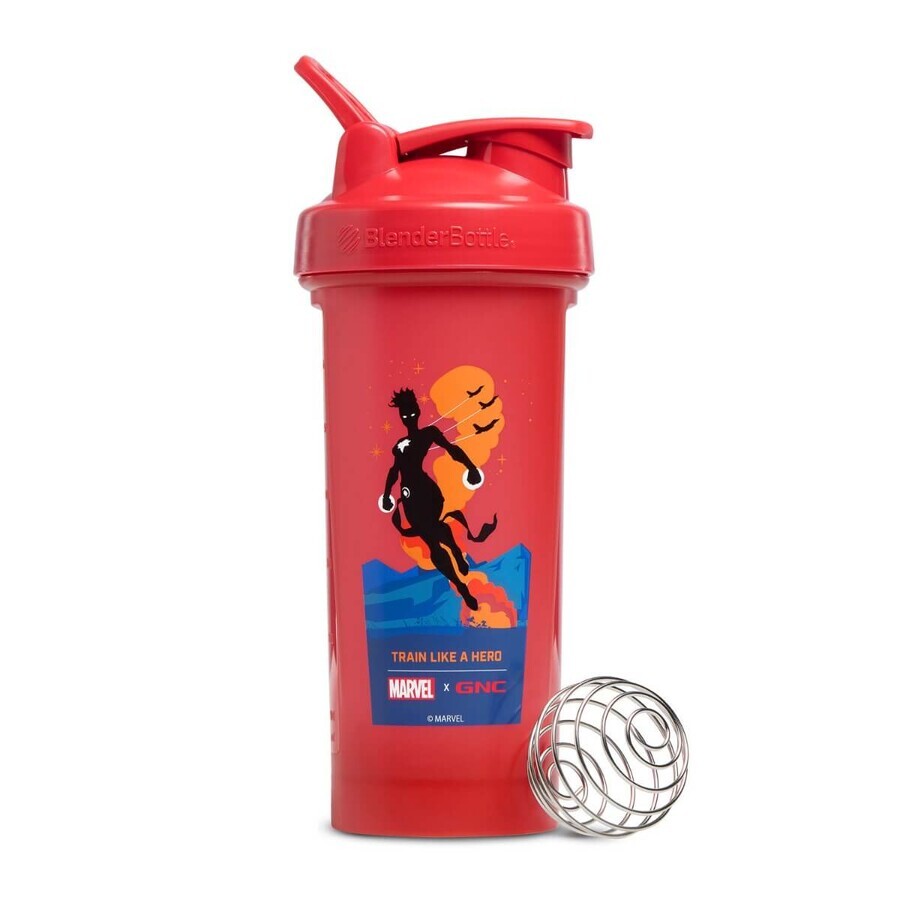 Gnc Blender Bottle Shaker Bottle Shaker Classic Captain Marvel Edition, 828 Ml