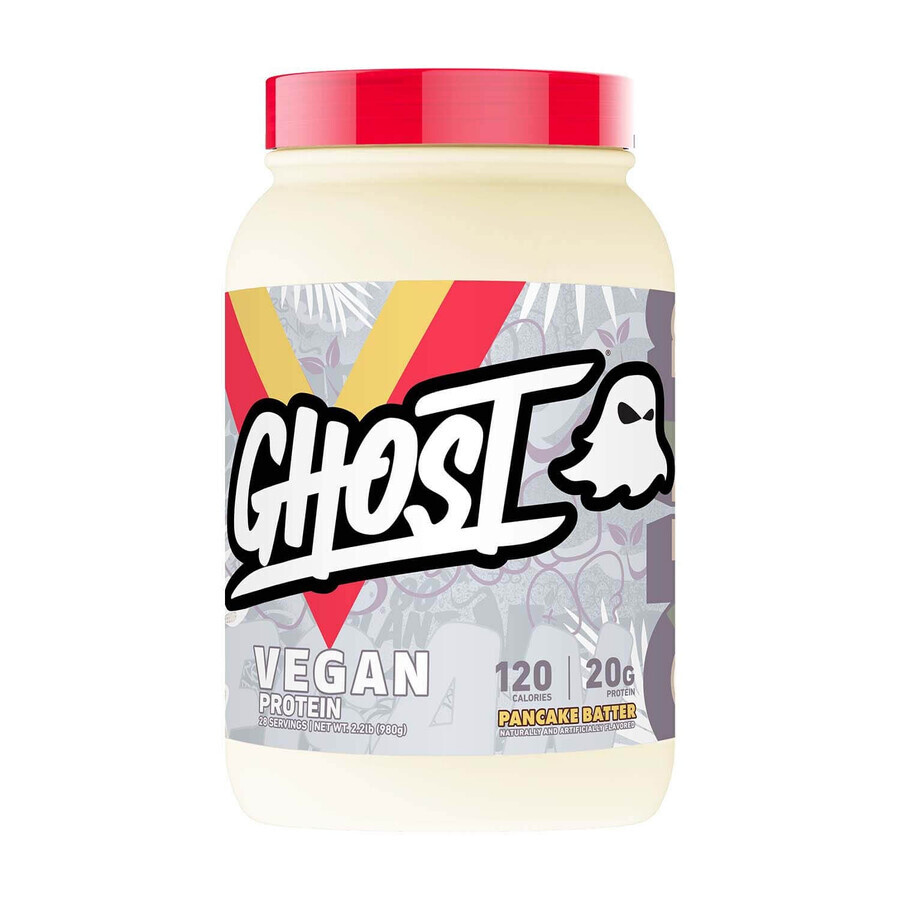 Ghost Vegan Protein, protéines végétales aromatisées à la pâte à crêpes, 910 g