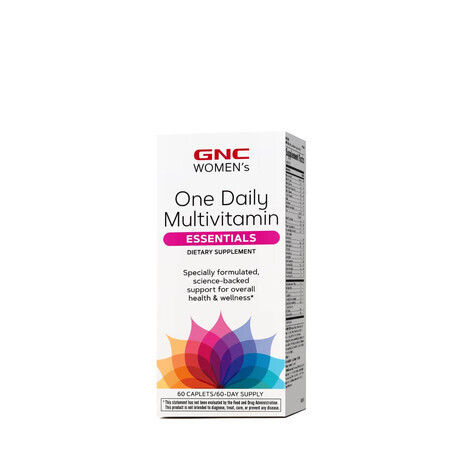 Gnc Women's One Daily Multivitamin Essentials, Complexe Multivitaminique pour Femmes, 60 Tb