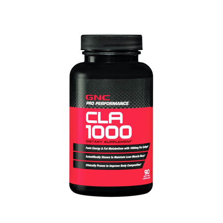 Gnc Pro Leistung Cla 1000 Mg, Linolsäure-Konjugat, 90 Cps