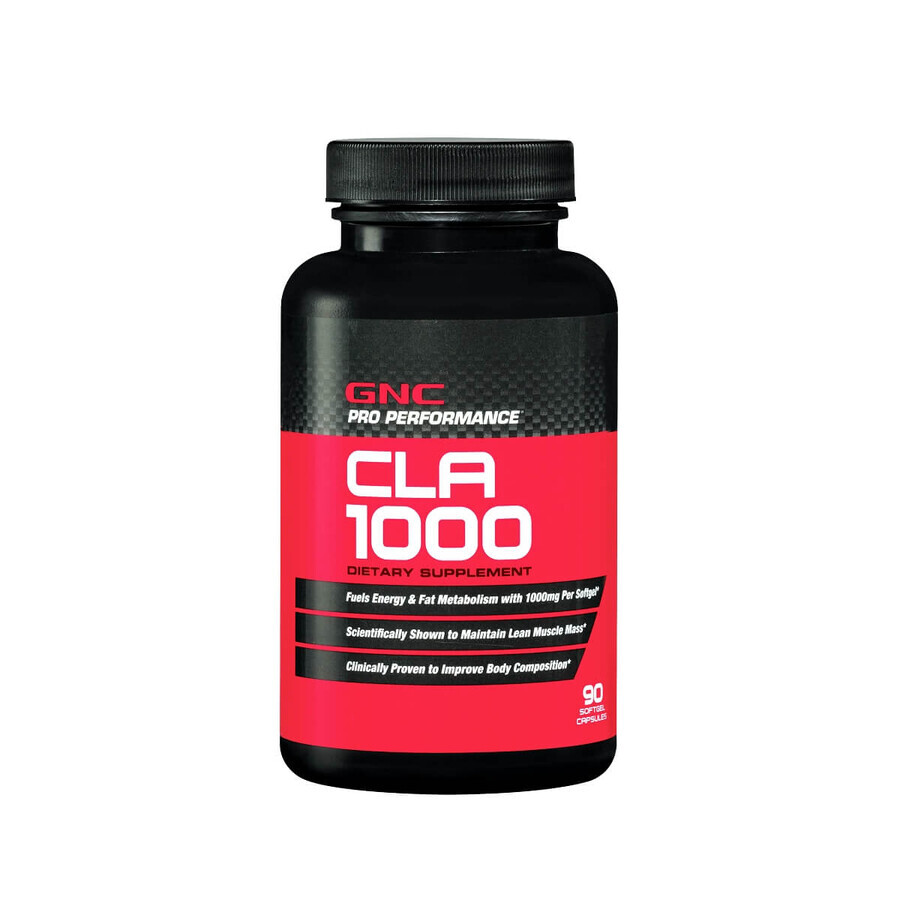 Gnc Pro Leistung Cla 1000 Mg, Linolsäure-Konjugat, 90 Cps