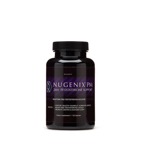 Nugenix Pm - Zma Testosteron Support, Testosteronverhogende Formule, 120 Cps