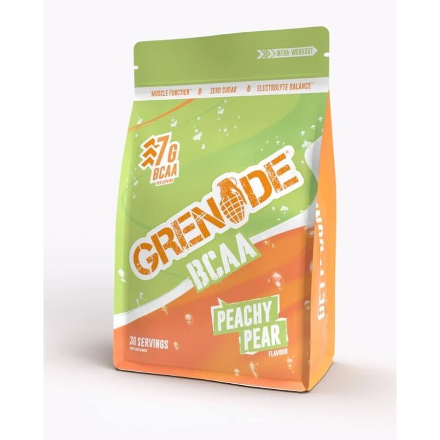 Grenade Bcaa Perzik Peer, Bcaa Aminozuur Formule met Perzik en Peer Smaak, 390 G