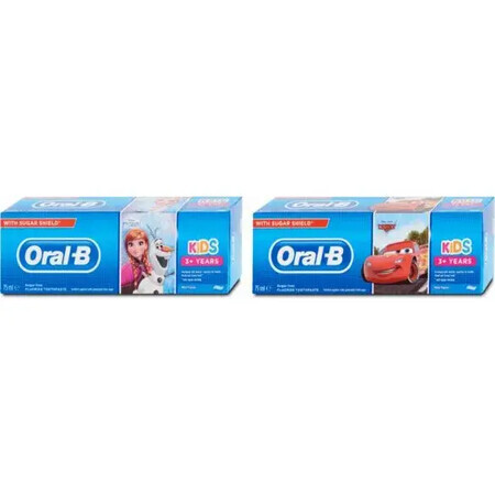 ORAL-B KINDERPASTA FROZEN & CARS 3R+ 75ML