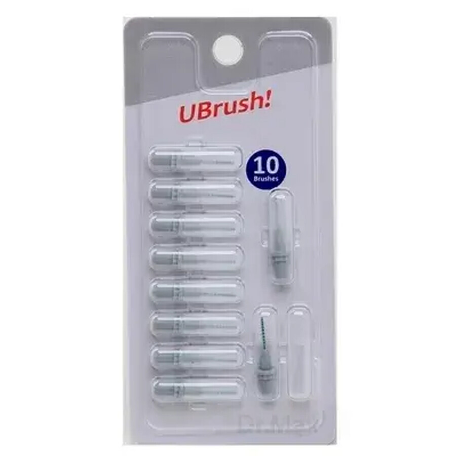 UBrush - interdentale rager - 1,2 mm grijs