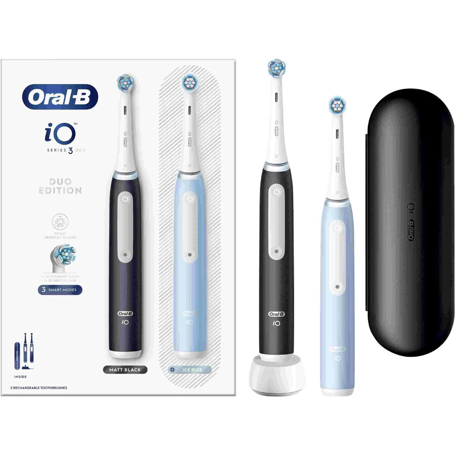 Oral B EK Duo iO iO Series 3 Zwart en blauw