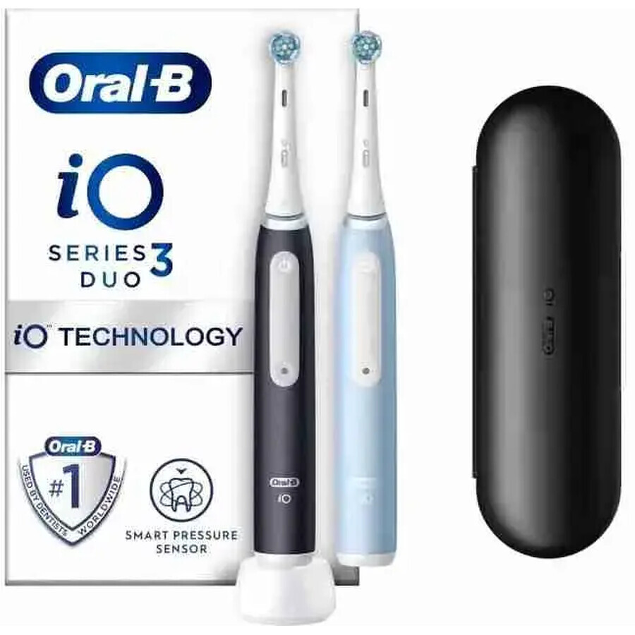 Oral B EK Duo iO iO Series 3 Zwart en blauw