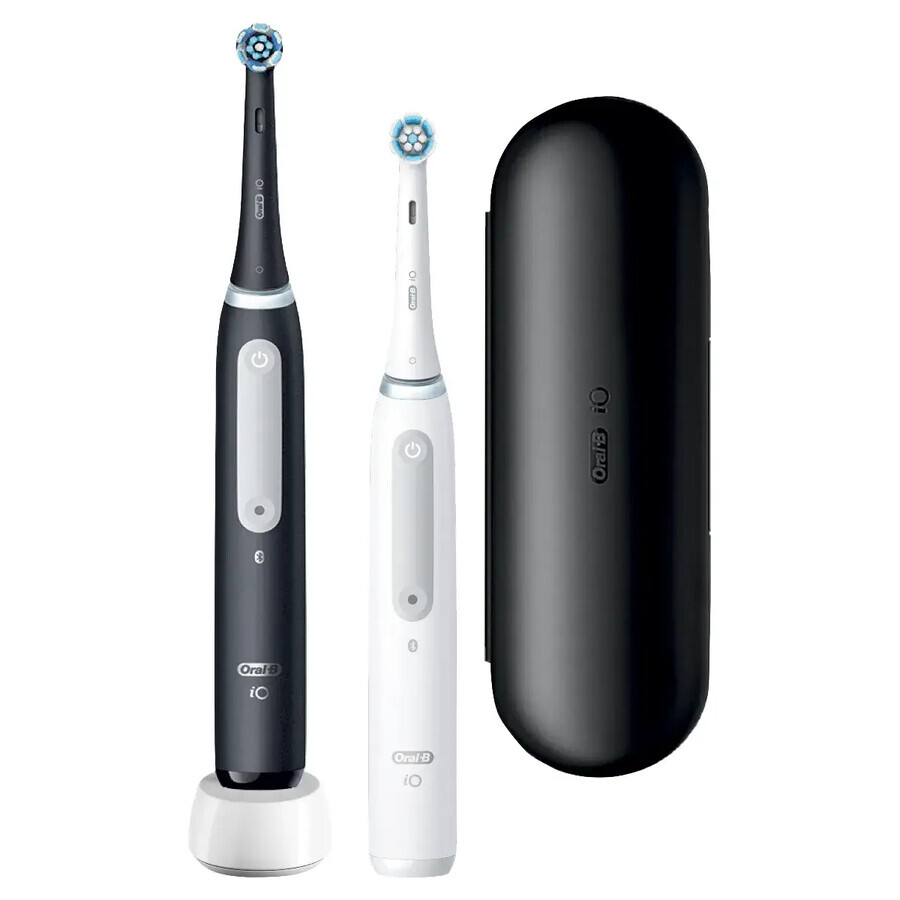 Elektrische tandenborstel Oral B iO Series 4 Duo Zwart&Wit