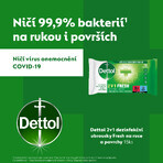 Dettol 2-in-1 desinfecterende doekjes voor handen en oppervlakken 15 stuks