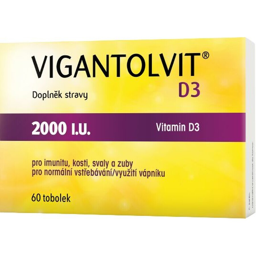 Vigantolvit D3 2000 IU 60 hard capsules