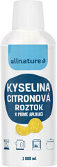 Allnature Citroenzuuroplossing 1000 ml