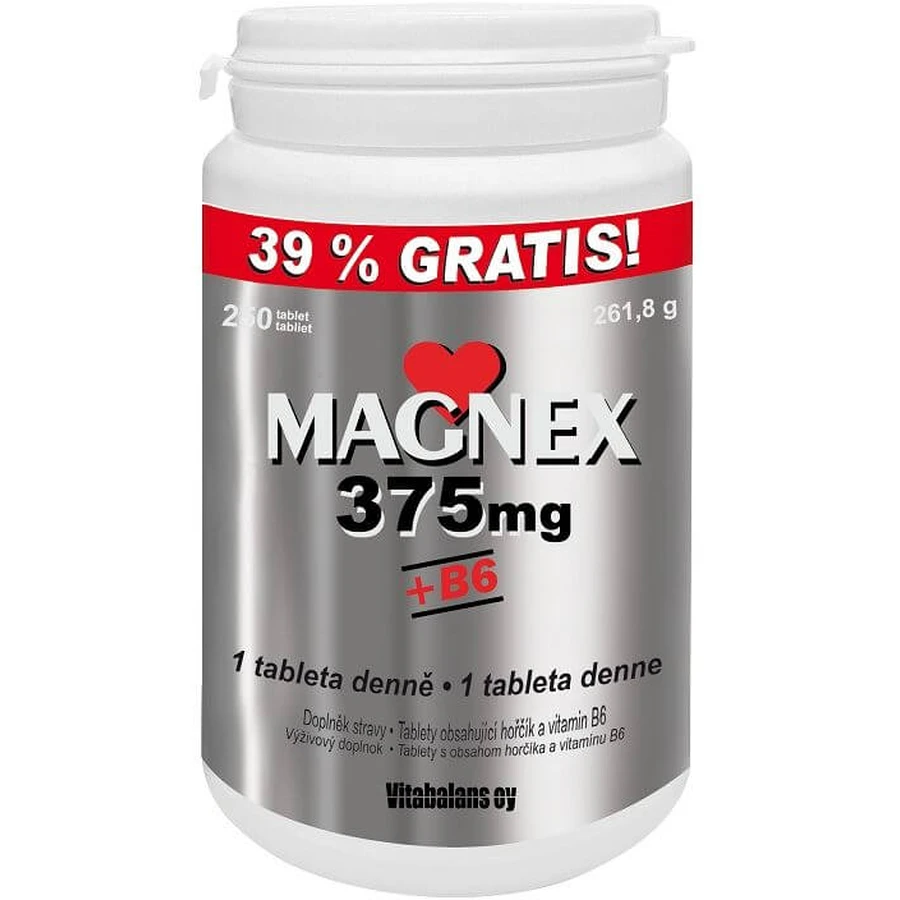 Vitabalans Oy Magnex 375 mg + B6 250 Tabletten