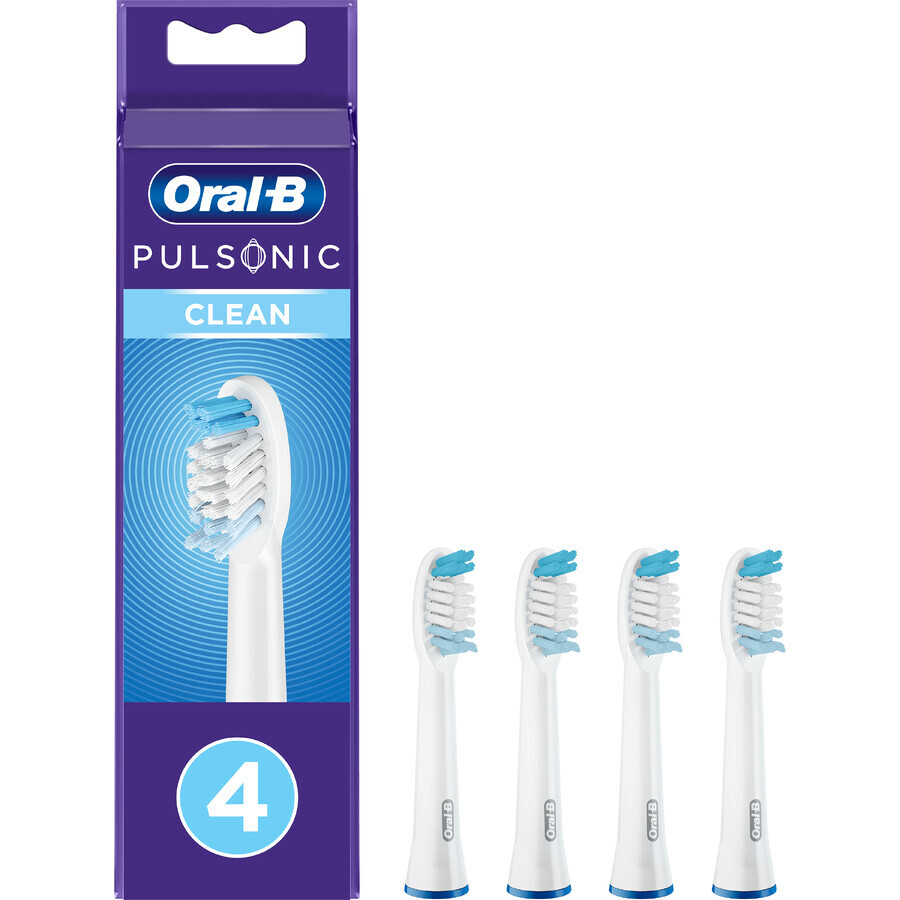 Oral-B Pulsonic Clean Ersatzköpfe für Schallzahnbürste 4 Stück